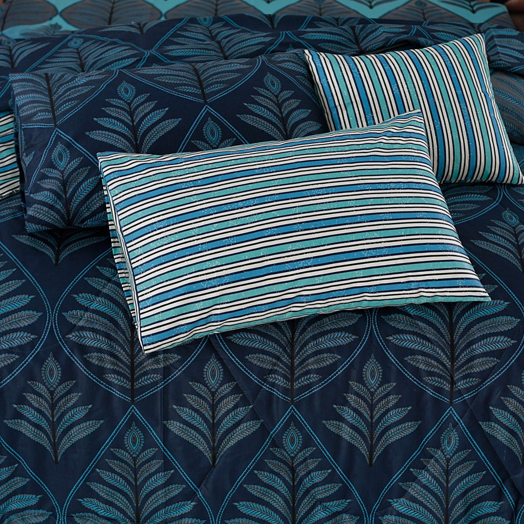 7 Pcs Comforter Set King Size Design KCC 36