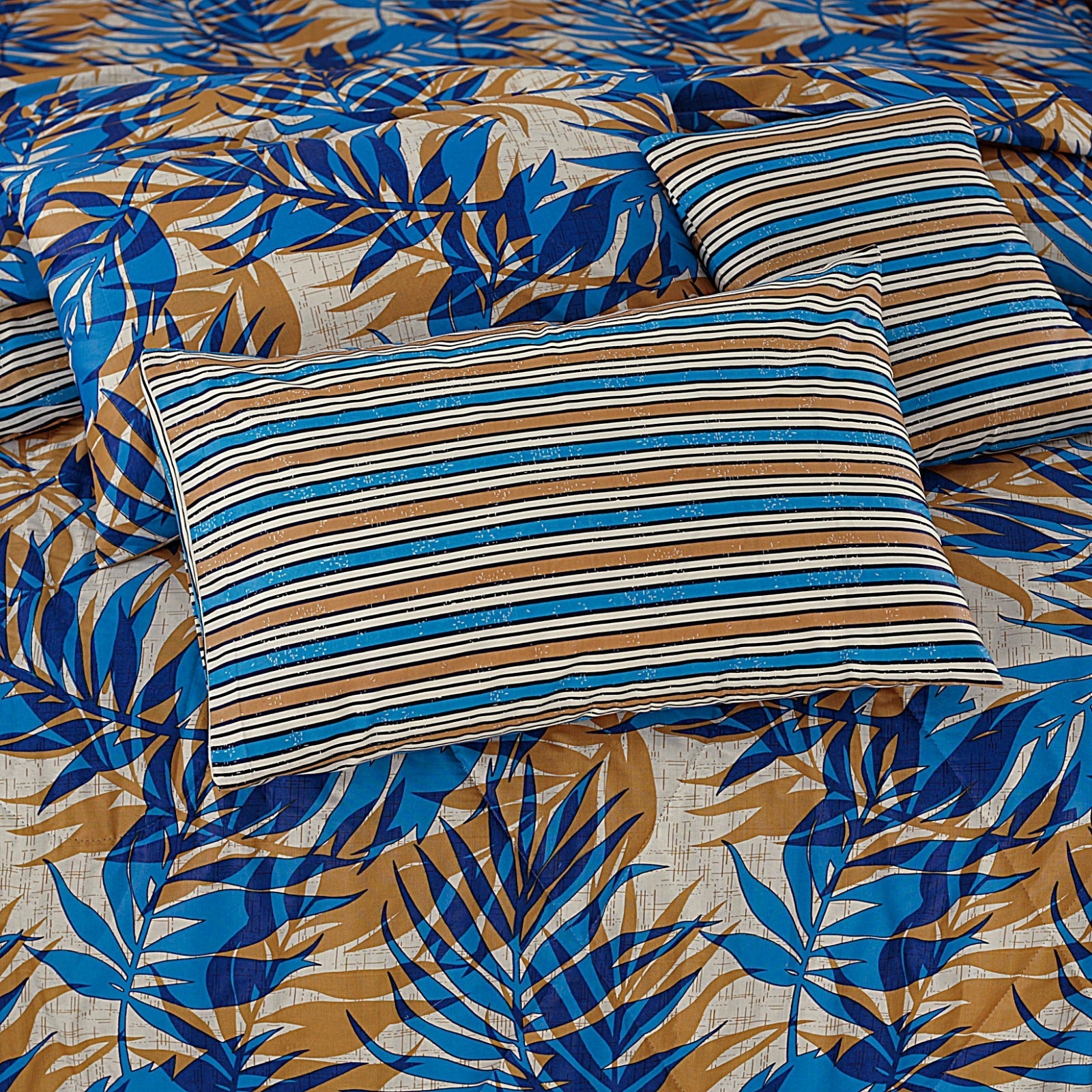 7 Pcs Comforter Set King Size Design KCC 69